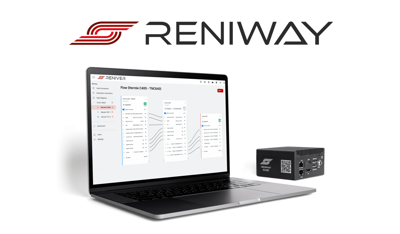 Mockup Reniway logo transparant